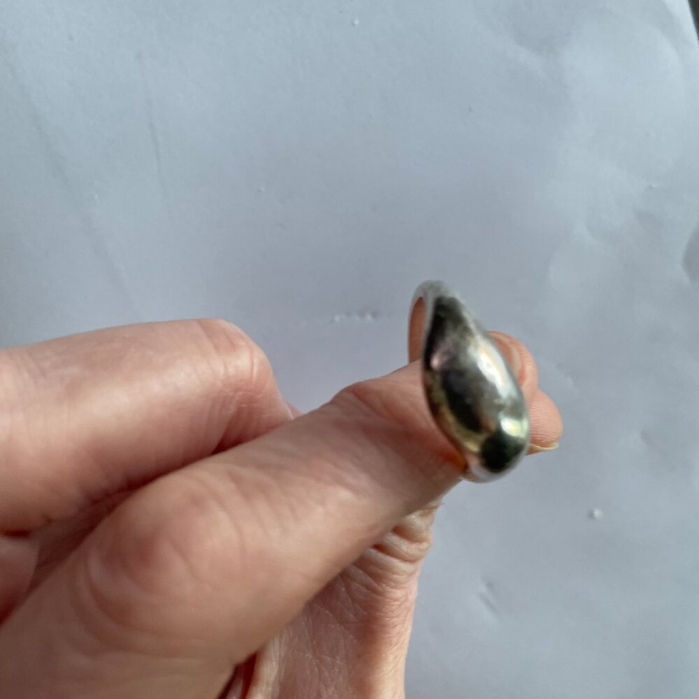 COS Sterling Silver Droplet Ring Size 7.5